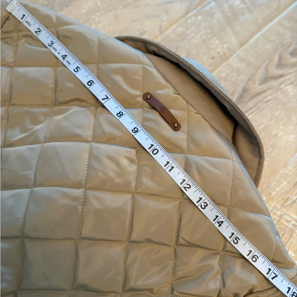 Ralph Lauren Quilted Tan Jacket XL - Picture 10 of 10